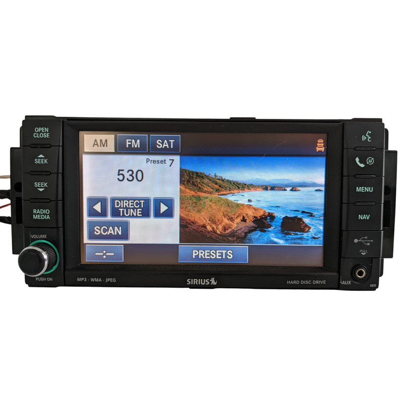 2008-2013 Dodge Chrysler Jeep Navigation CD DVD Player Radio RER P05064818AC OEM