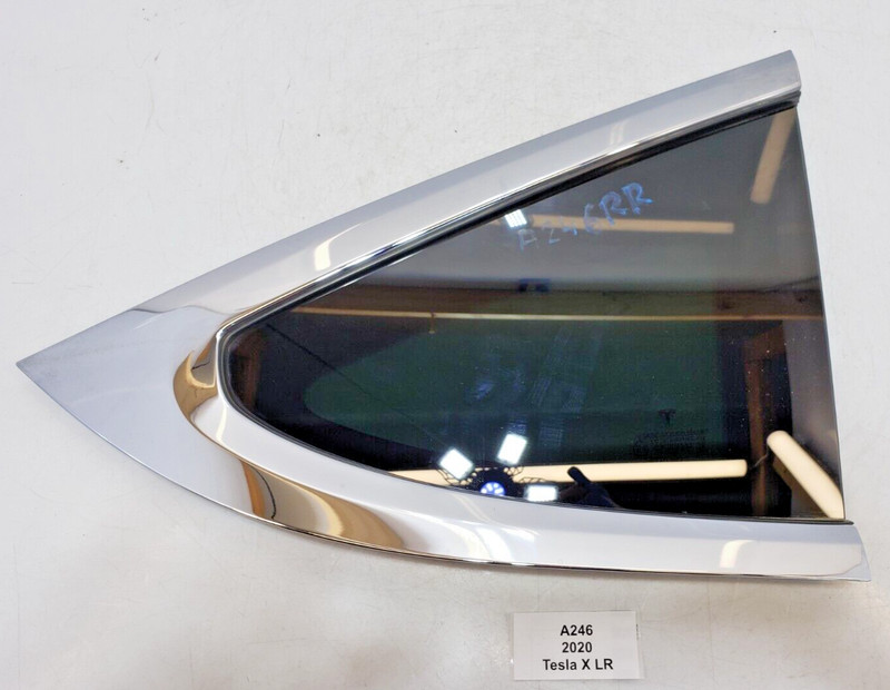✅ 2016-2020 OEM Tesla X Rear Right Passenger Side Quarter Window Glass Tint