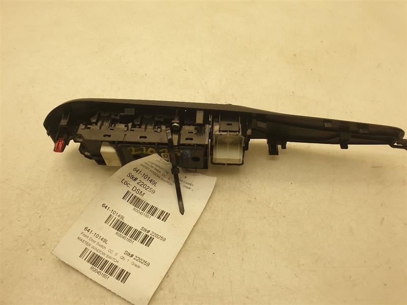 18-19 TOYOTA CAMRY DRIVER SIDE FRONT DOOR MASTER SWITCH ASSEMBLY