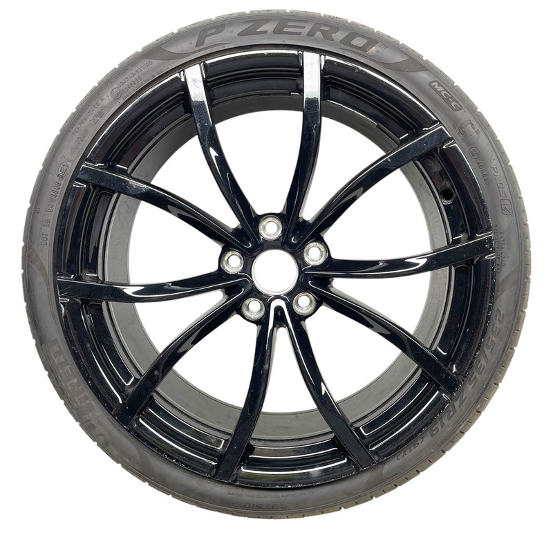 2023 Mclaren Artura 19X8.5J ET42 Tpms 10 Spoke Wheel Rim /w Tire OEM 16BA640CP