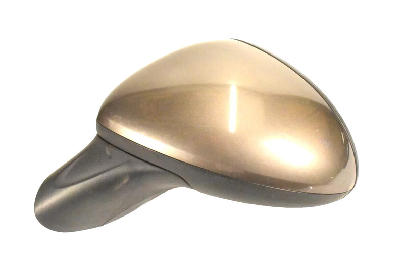 11-14 Porsche Cayenne 958 Front Left Driver Side Rear View Door Mirror Beige OEM