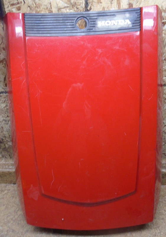 2002 Honda Elite CH 80 CH80 Trunk Storage Box Lid Cover Red Hood Plastic Fender