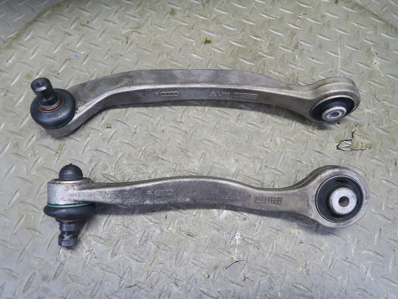 2006-2012 BENTLEY CONTINENTAL FLYING SPUR FRONT RIGHT UPPER CONTROL ARM SET OF 2