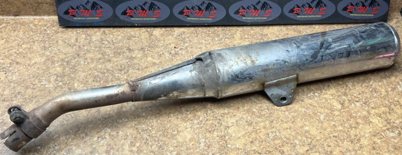 2007 Kawasaki Ninja EX250 Exhaust Pipe Muffler Silencer 07 EX 250 F EX250F