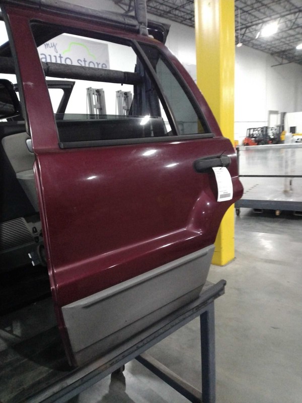 2003 Jeep Grand Cherokee Left Rear Door Maroon Good Condition 231393