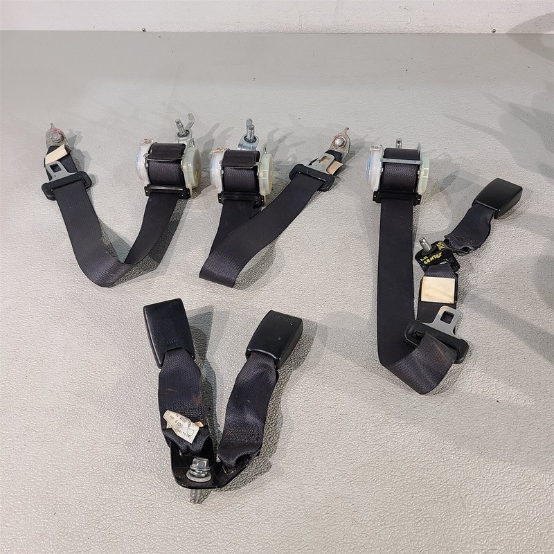 06-11 Honda Civic Si Rear Seat Belt Retractors Buckles Latches Set Lh Rh Aa7456