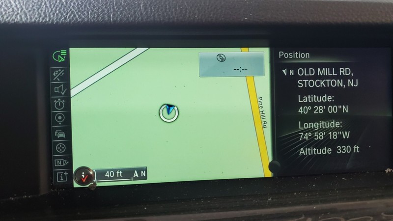 11-14 BMW F10 528i M5 NAVIGATION DISPLAY SCREEN 10" MONITOR CENTER UPPER 050123