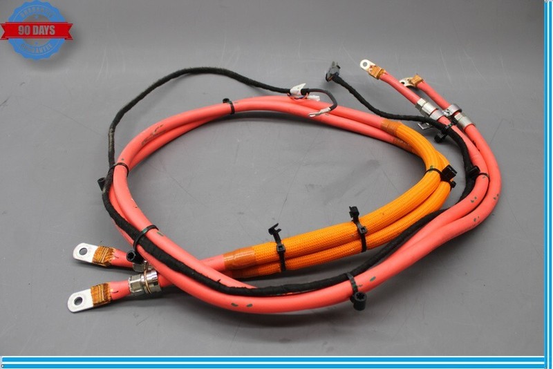 12-16 Tesla Model S Rear HV Junction Box to Charge Port Wiring Cable Harness Oem