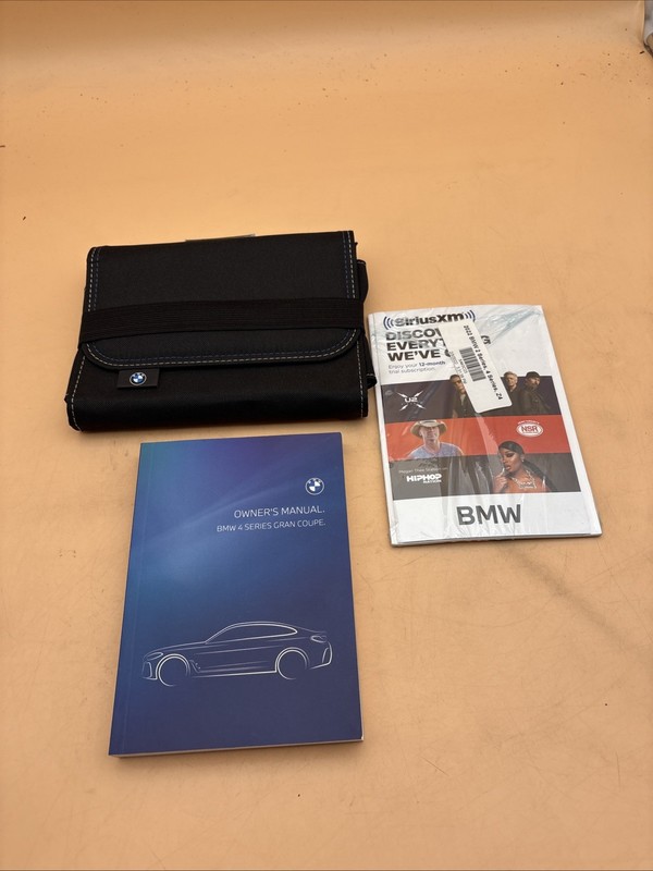 2023 BMW 4 Series Grand Coupe Owners Manual, Warranty With Case Included