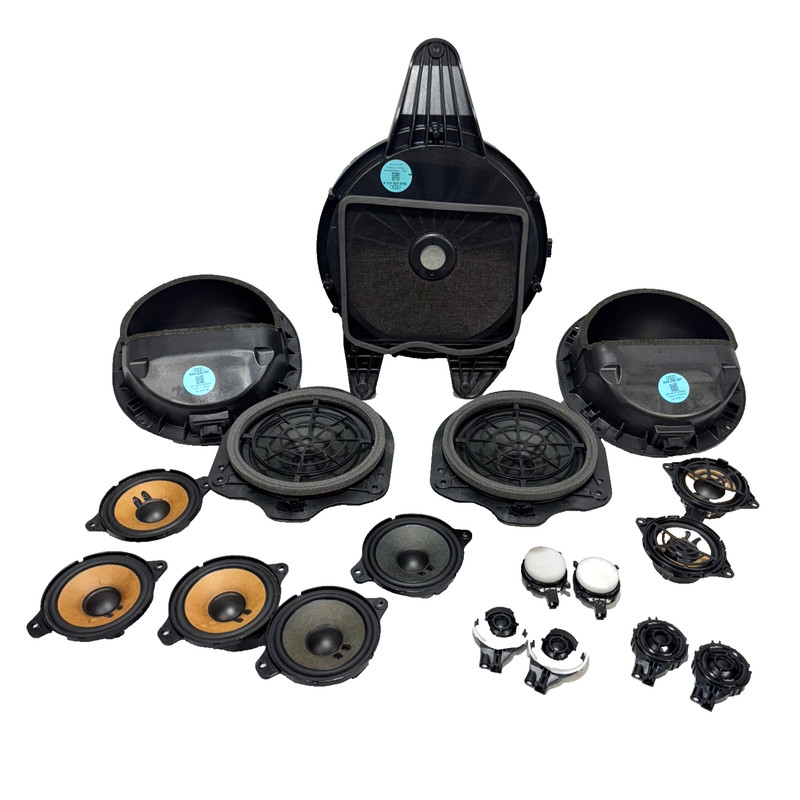 📌 17-25 AUDI S5 S4 DOOR TWEETER SPEAKER SUB SET FRONT REAR LEFT RIGHT OEM