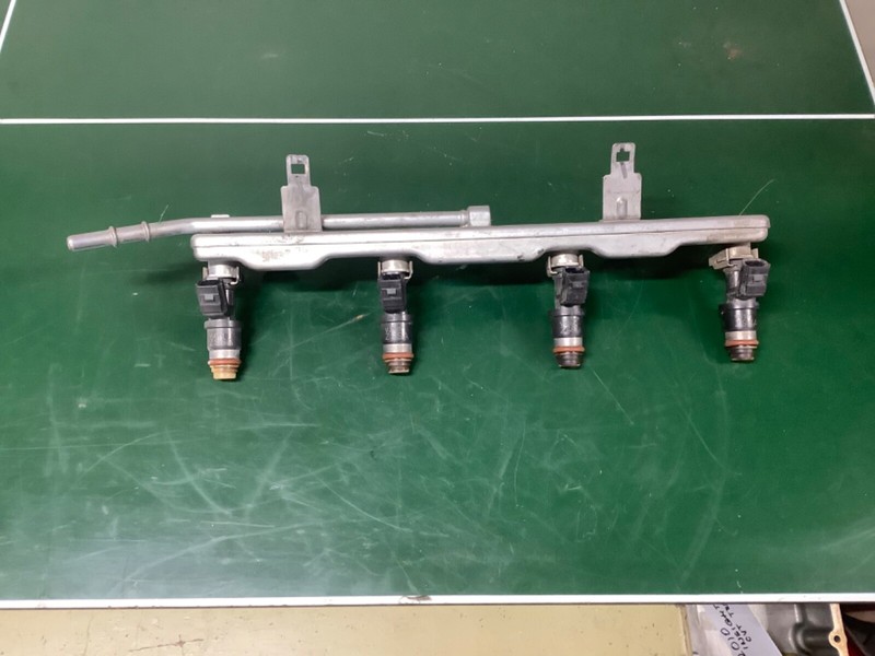 08-12 Accord 2.4L Engine Intake Injector Fuel Rail Gas Pipe Tube Line Used OEM