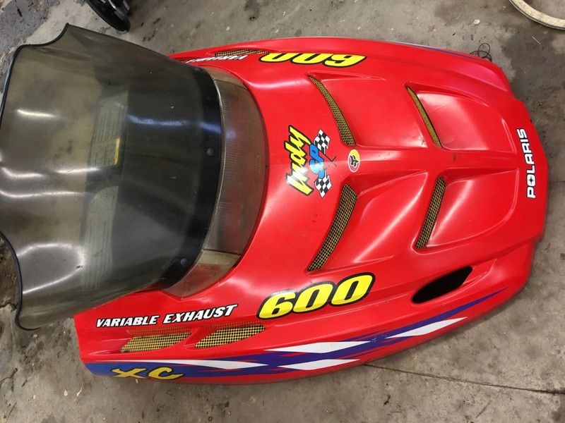 Polaris Snowmobile XC RMK Classic 600 Hood Assy $65 MIDWEST SHIPPING!!