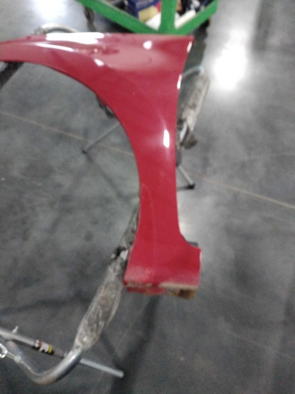 2013 Hyundai Elantra Left Fender Red - Light Scratches, 582937, Used