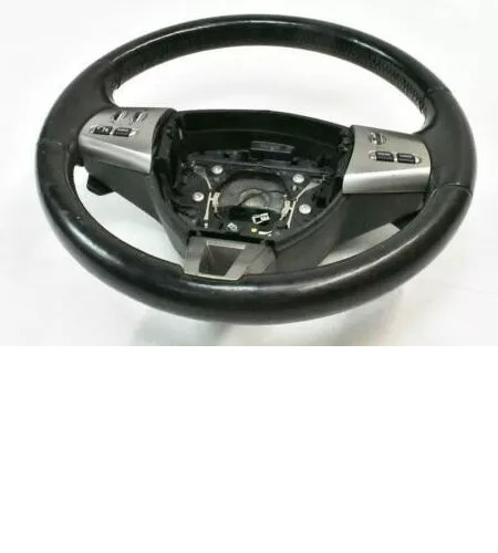 07-11 Jaguar X250 XF XK Steering Wheel w / Switch & Paddle Shifters Black OEM
