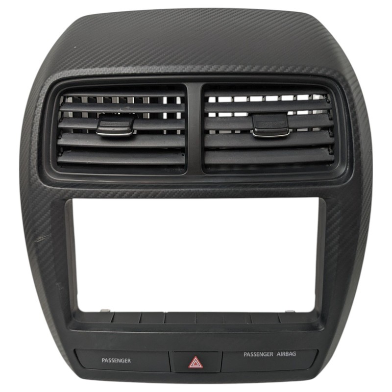 2011-2016 MITSUBISHI OUTLANDER SPORT CENTER DASH RADIO BEZEL WITH AIR VENTS OEM