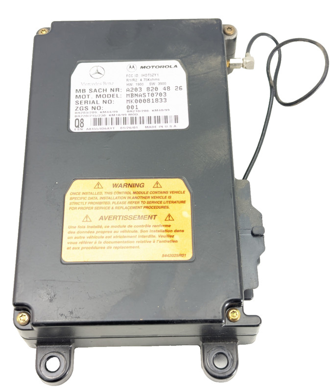 00-06 Mercedes SL500 E320 C320 Voice Command Communication Control Module Unit