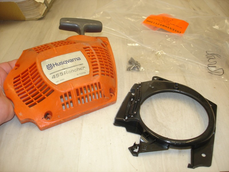 Husqvarna 455 rancher x-torqrecoil chainsaw part Bin320
