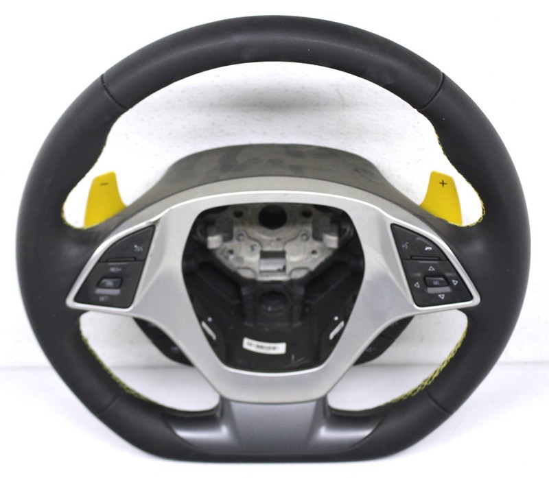 OEM Steering Wheel Base For Chevy C8 Corvette Stingray Black leather 84414295