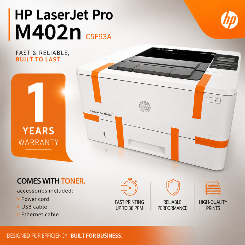 FULLY TESTED🧡HP LaserJet Pro M402n C5F93A Fast Monochrome Network Laser Printer