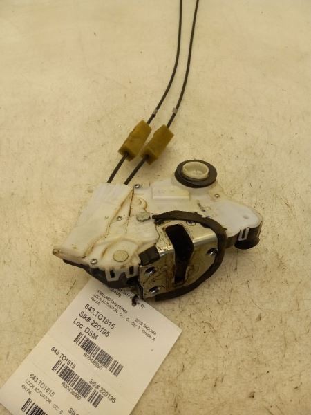 2015 TOYOTA TACOMA TRD SPORT 4.0L PASSENGER REAR DOOR LOCK ACTUATOR