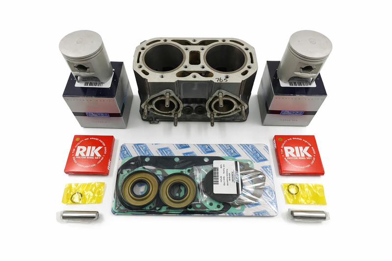1986-1995 Kawasaki 650 OEM .5mm over STD Cylinder, Piston, & Gasket Top End Kit