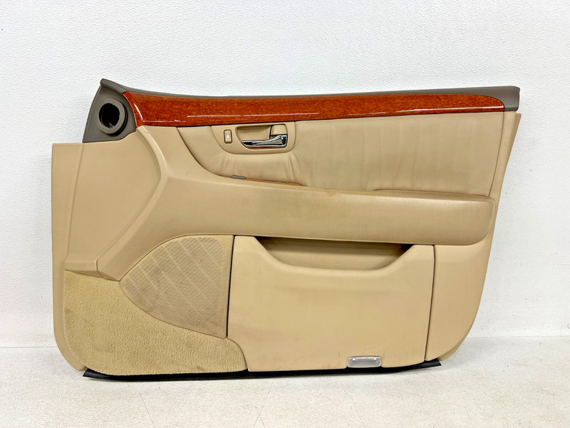 ⭐2004-2006 LEXUS LS430 FRONT RIGHT PASS DOOR PANEL W/WOODGRAIN TRIM OEM LOT2604