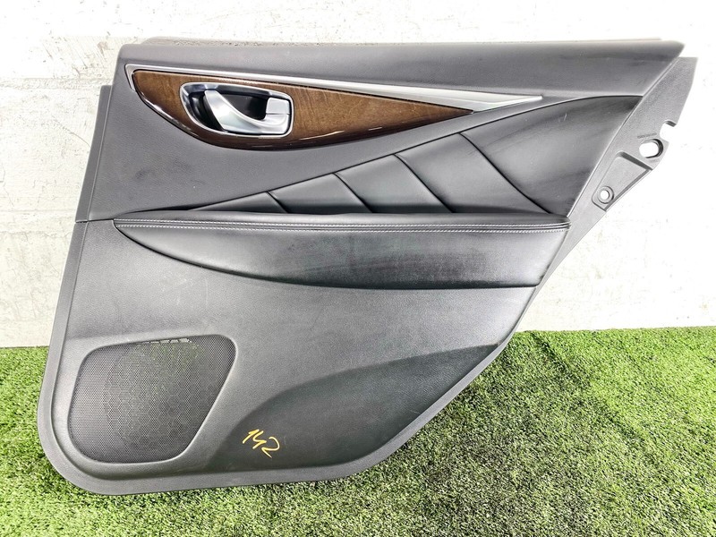 14-23 INFINITI Q50 REAR RIGHT RH PASS SIDE DOOR INTERIOR PANEL TRIM FINISHER OEM