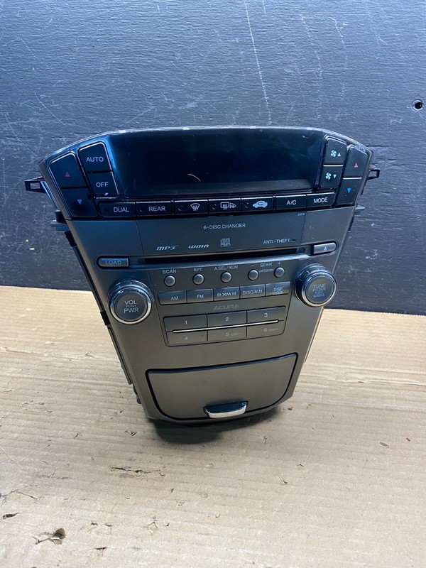 2010 to 2013 Acura Mdx Radio Stereo 6 CD Player Climate Control Pan OE AE4549 DG