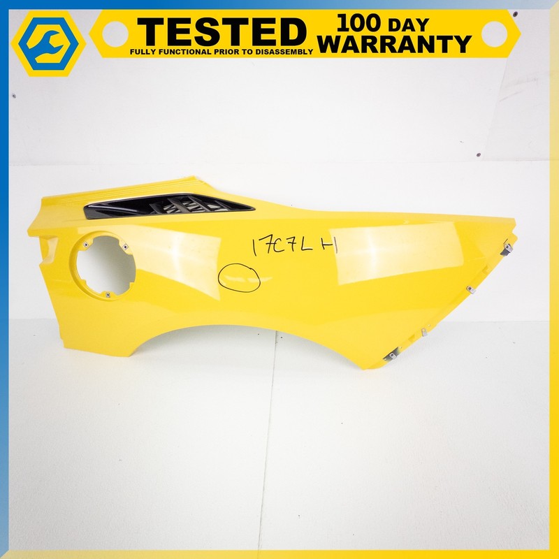 14-19 CHEVROLET CORVETTE C7 REAR LEFT DRIVER SIDE QUARTER PANEL YELLOW OEM