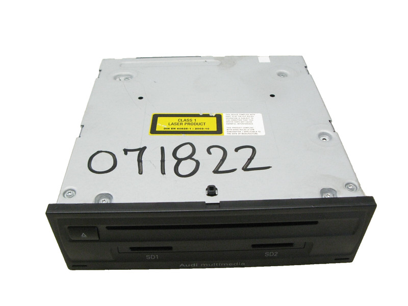 09-11 AUDI C6 A6 S6 MMI GPS NAVIGATION CD DRIVE HEAD UNIT SD CARD OEM 071822