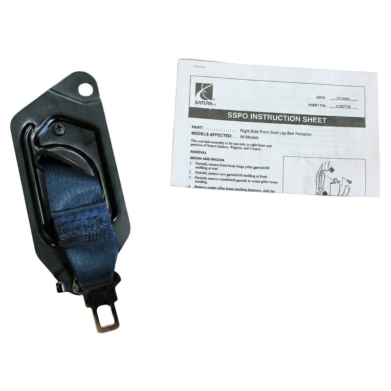 91-94 Saturn SL1 Front Right Seat Belt Retractor 21047450 OEM