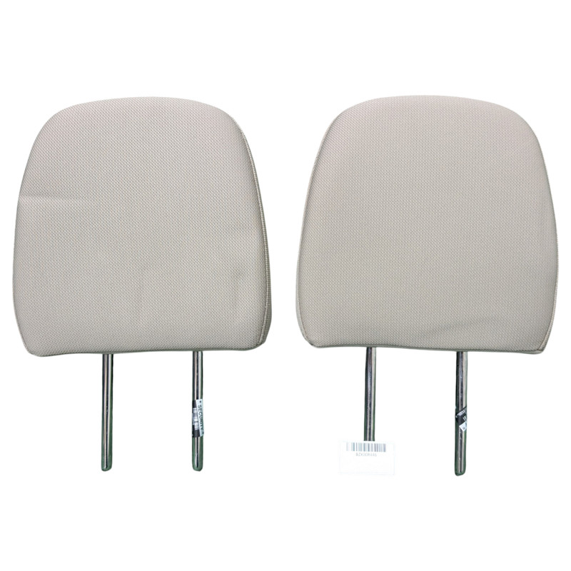 09-14 F150 F-150 Beige Cloth Rear Pair Left Right Headrest Head Tan Fabric OEM