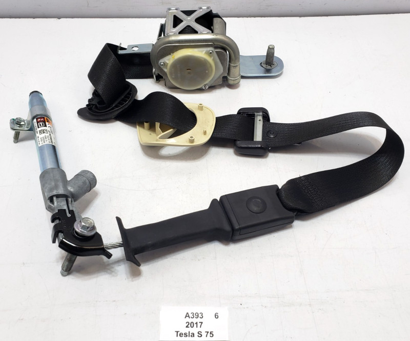 ✅ 16-20 OEM Tesla Model S Front Left Driver Side Seatbelt Retractor Black