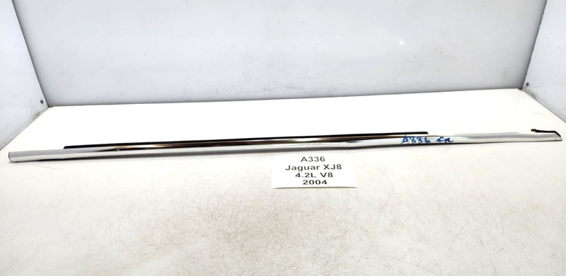 β
04-09 OEM Jaguar XJ8 Front Right Passenger Side Door Belt Molding Trim Chrome