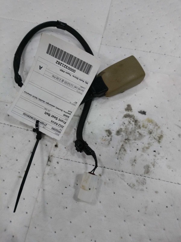 2012 Toyota RAV4 OEM Black Seat Belt - Used, 167k Miles, Warranty Included