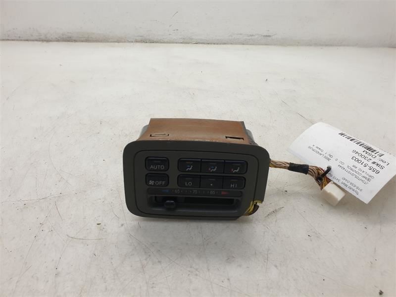 98-02 TOYOTA LAND CRUISER REAR TEMPERATURE CONTROL UNIT ASSEMBLY