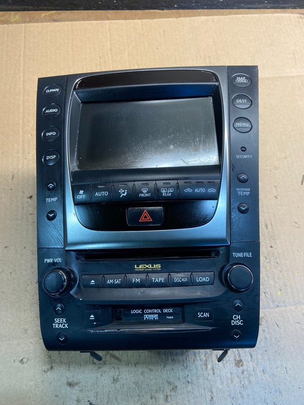 2006 to 2007 Lexus GS300 GS350 GS430 Navigation GPS Radio CD OEMZ2148 DG