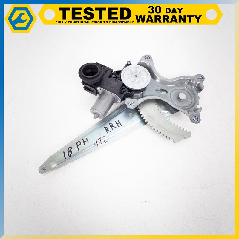 16-22 TOYOTA PRIUS REAR RIGHT SIDE DOOR WINDOW REGULATOR W/ MOTOR OEM