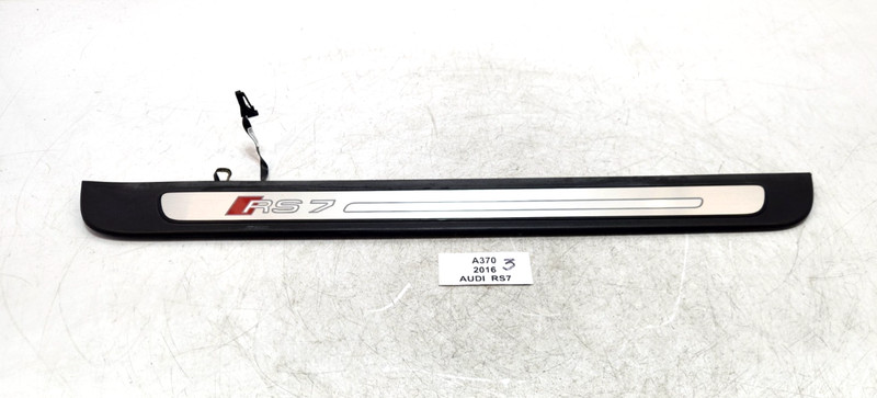 ✅ 2014-2018 OEM Audi RS7 Front Right Passenger Side Door Sill Scuff Plate Trim