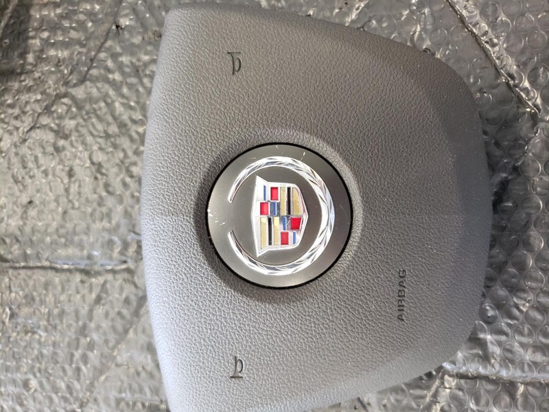 10 CADILLAC SRX Left Air Bag driver wheel black OEM