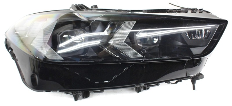 OEM Right Passenger Side LED Headlamp For BMW X5, X6 63-11-5-A78-402 Black bezel