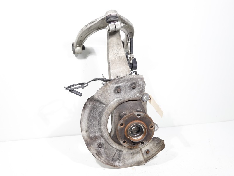 11-16 BMW F10 AWD FRONT LEFT SPINDLE KNUCKLE WHEEL HUB BEARINGUPPER ARM 101K