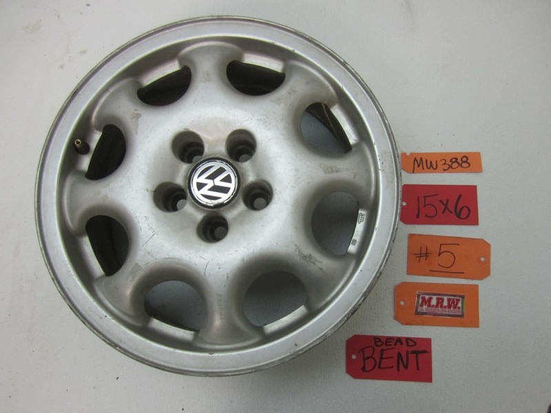 FITS 95 96 97 PASSAT VW 15 X 6 INCH ALUMINUM WHEEL ALLOY RIM 8 SPOKE SPARE CAR