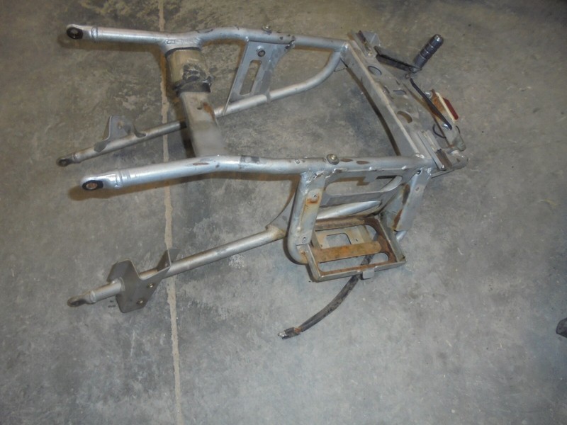 2003 Polaris Predator 500 ATV Body Sub Frame Rear Back Tail Battery Box Holder