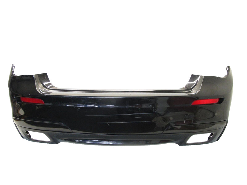 π 2013-2015 BMW 740i 750i REAR BUMPER COVER ( BLACK NO SHIPPING ) OEM M SPORT