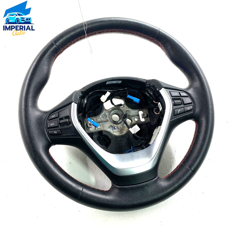 2010-2020 BMW F20 F30 F31 F32 F33 F36 COUPE STEERING WHEEL LEATHER W/ SWITCHES
