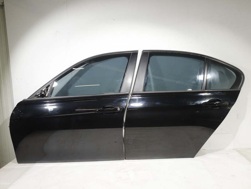 12-18 BMW 320i 328i 330i F30 Front & Rear LEFT Driver Doors / Jet Black 668 OEM