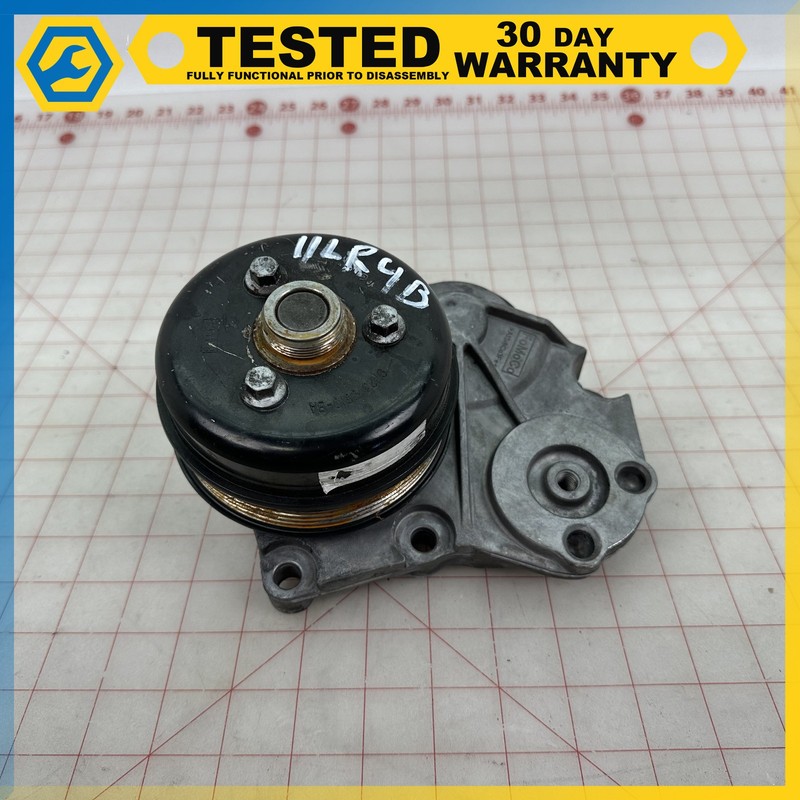 10-13 LAND ROVER LR4 L320 ENGINE MOTOR BELT IDLER PULLEY BRACKET W/ PULLEY OEM