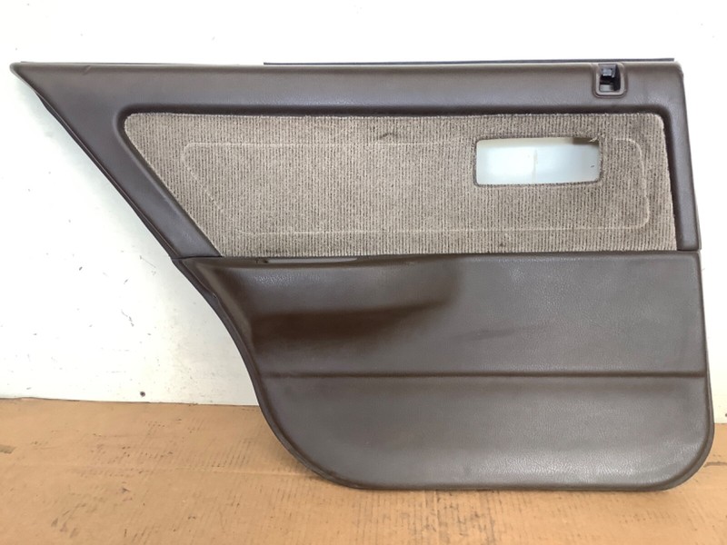 88-91 Civic 4Dr LX Left Rear Driver Side Back Door Panel Lining Brown Liner OEM