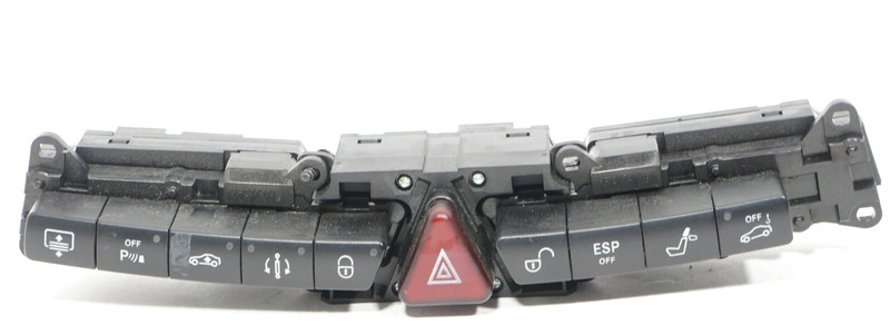 03-06 MERCEDES S430 S500 W220 DASH CENTER MULTI SWITCH ESP HAZARD DOOR LOCK OEM